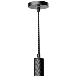 Segula Pendelleuchte ALIX „Wave“ schwarz 4m 70136 LED-hanglamp E27