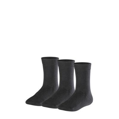 FALKE Family sokken - set van 3 zwart