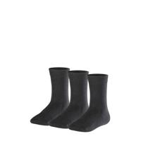 FALKE Family sokken - set van 3 zwart