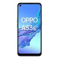 OPPO A53s Smartphone, 90 Hz 6,5 inch display, 5000 mAh batterij + 18 W snelladen, 13 MP drievoudige camera, 128 GB geheugen, Electric Black - Duitse versie
