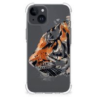 Back Cover iPhone 15 Watercolor Tiger - thumbnail