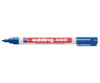 Viltstift edding 400 rond blauw 1mm