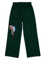 DSQUARED2 KIDS pantalon de jogging ample à logo imprimé - Vert - thumbnail