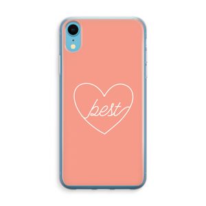 Best heart: iPhone XR Transparant Hoesje