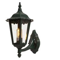 KonstSmide Klassieke muurlamp Firenze Up Antiek groen 7213-600