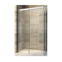 BWS Douchecabine Softclose 2.0 120x140 cm met Nisdeur en Zijwand 8mm Aluminium NANO Coating