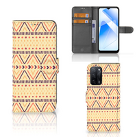 OPPO A16/A16s/A54s Telefoon Hoesje Aztec Yellow - thumbnail