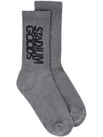 STADIUM GOODS® chaussettes à logo imprimé - Gris - thumbnail