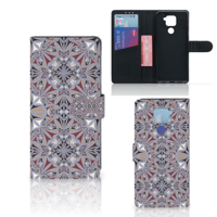 Xiaomi Redmi Note9 Bookcase Flower Tiles