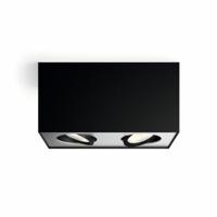 Philips Spotlamp Box 2-lichts zwart 5049230P0 - thumbnail