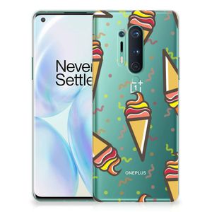 OnePlus 8 Pro Siliconen Case Icecream