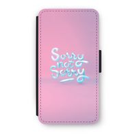 Sorry not sorry: iPhone X Flip Hoesje - thumbnail