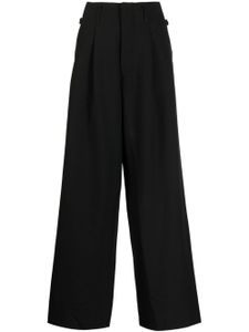 AMBUSH pantalon en laine à coupe ample - Noir