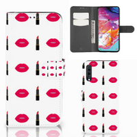 Samsung Galaxy A70 Telefoon Hoesje Lipstick Kiss - thumbnail