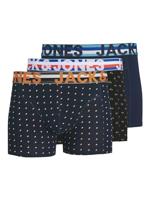 JACK & JONES Heren Shorts 3-pack Shorts, meerkleurig (Black Detail Navy Blazer), XXL