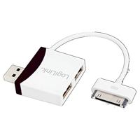 Logilink UA0181 USB 2.0-hub met dockconnector (2-poort, 0,1 m)