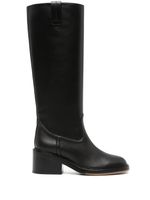 Chloé bottes en cuir 70 mm - Noir