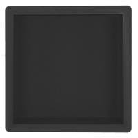Wandnis Wiesbaden Demis | Inbouw | 30x30x10 cm | 1 vak | Zwart mat