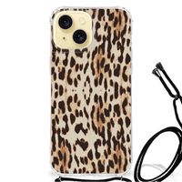 Apple iPhone 15 Case Anti-shock Leopard