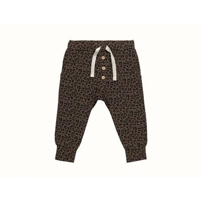 Little Indians regular fit broek Pants Leopard met dierenprint bruin Little Indians regular fit broek Pants Leopard met dierenprint bruin