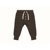 Little Indians regular fit broek Pants Leopard met dierenprint bruin