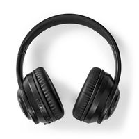 Nedis HPBT2261BK hoofdtelefoon/headset Bedraad en draadloos Hoofdband Muziek/Voor elke dag Bluetooth Zwart - thumbnail