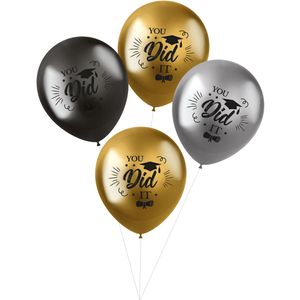 Shimmer Ballonnen 'You Did It' (4st)