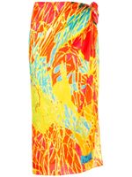 Amir Slama sarong tie-dye en soie - Multicolore - thumbnail