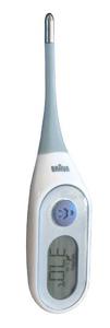 Braun PRT2000 digitale lichaams thermometer Contact Blauw, Wit Onderarm