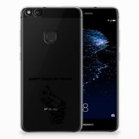 Huawei P10 Lite Silicone-hoesje Gun Don't Touch My Phone - thumbnail