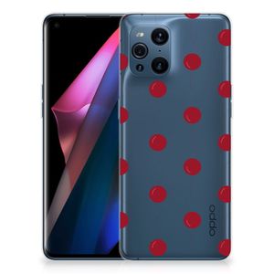 OPPO Find X3 | X3 Pro Siliconen Case Cherries