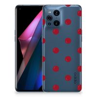 OPPO Find X3 | X3 Pro Siliconen Case Cherries - thumbnail