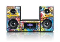 Lenco MC-020 Home audio-minisysteem Multi kleuren 10 W