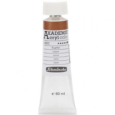 Schmincke tube Akademie acrylverf 60 ml bruin copper (802) Schmincke tube Akademie acrylverf 60 ml bruin copper (802)