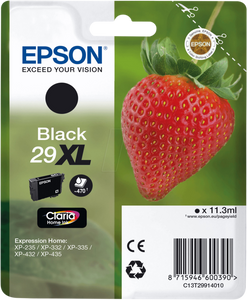 Epson Strawberry 29XL K inktcartridge 1 stuk(s) Origineel Hoog (XL) rendement Zwart