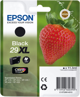 Epson Strawberry 29XL K inktcartridge 1 stuk(s) Origineel Hoog (XL) rendement Zwart - thumbnail