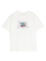 Palm Angels Kids x Keith Haring t-shirt à imprimé Skateboard - Blanc - thumbnail