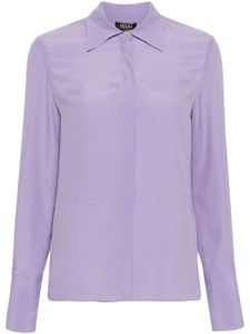 LIU JO chemise en crêpe de chine - Violet