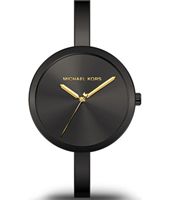 Horlogeband Michael Kors MK3541 Staal Zwart 6mm - thumbnail