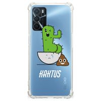 OPPO A16 | A16s | A54s Stevig Bumper Hoesje Cactus Poo