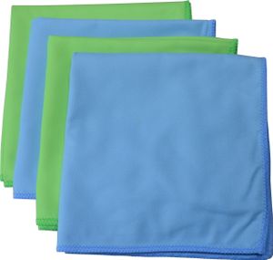 Microvezeldoek softtouch 4-pack ROTWEISS