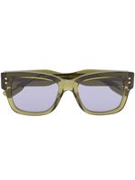 Gucci Eyewear lunettes de soleil à monture transparente - Vert