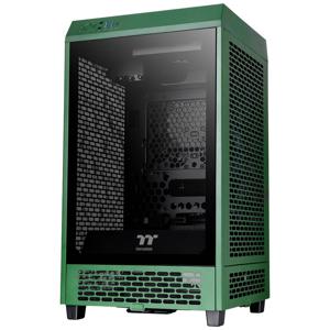 Thermaltake The Tower 200 Mini-tower PC-behuizing Racing-groen 2 voorgeïnstalleerde ventilators, Zijvenster, Stoffilter