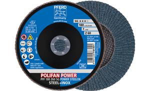 PFERD 67686185 Z Sg Power Steelox Lamellenschijf Diameter 180 mm Boordiameter 22.23 mm 10 stuk(s)