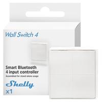Shelly BLU Wall Switch 4 Stand Alone: Bluetooth afstandsbediening, draadloos, afstandsbediening, multi-click, sterke encryptie, lange batterijduur, compatibel met Home Assistant, iOS- en Android-app
