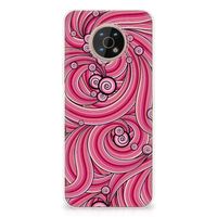 Nokia G50 Hoesje maken Swirl Pink