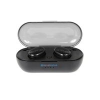 Draadloze Bluetooth In-ear Oordopjes - Zwart - thumbnail