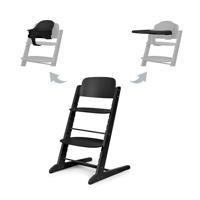 CYBEX Gouden IRIS kinderstoel 3-in-1 set, groeiend met de baby, 6 maanden - 99 jaar, incl. babyset en lade, beukenhout/kunststof, prachtig zwart