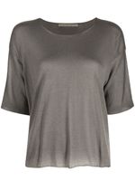 Transit t-shirt à poignets nervurés - Gris