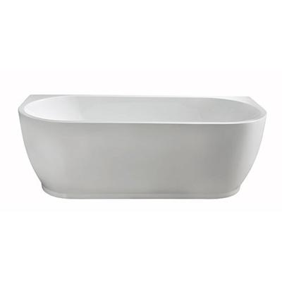 Ligbad Half Vrijstaand Wall Rechthoek 75x170x58cm Glasvezelversterkt Hoogwaardig Acryl Glans Wit met Badwaste en Overloop Ligbad Half Vrijstaand Wall Rechthoek 75x170x58cm Glasvezelversterkt Hoogwaardig Acryl Glans Wit met Badwaste en Overloop